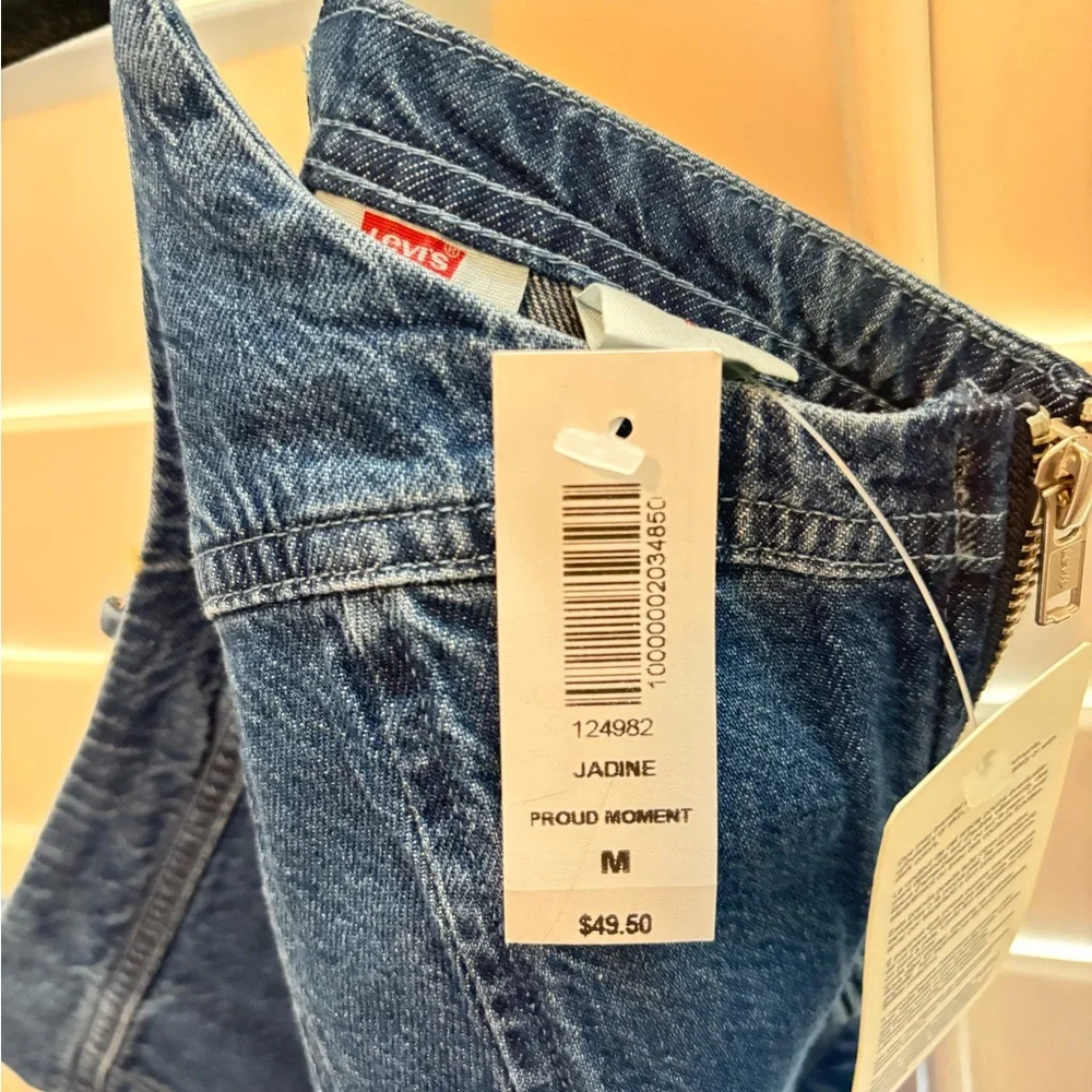 Aritzia Levi's Blue Denim Crop Top - Picture 4 of 5